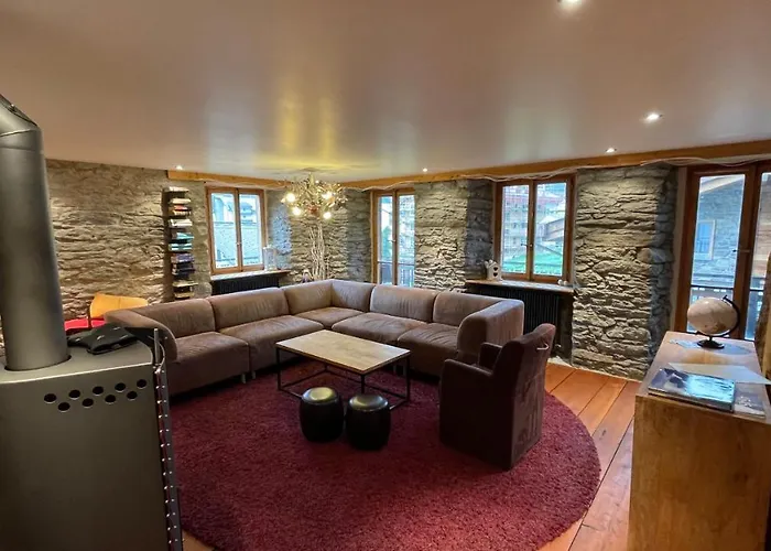 Stegmatte - Unique Luxury Triplex For 10 Persons Lägenhet Saas Fee